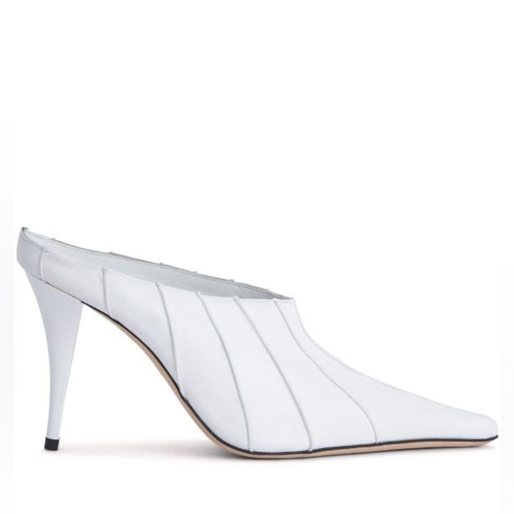 BY FAR Trish 100mm leather mules